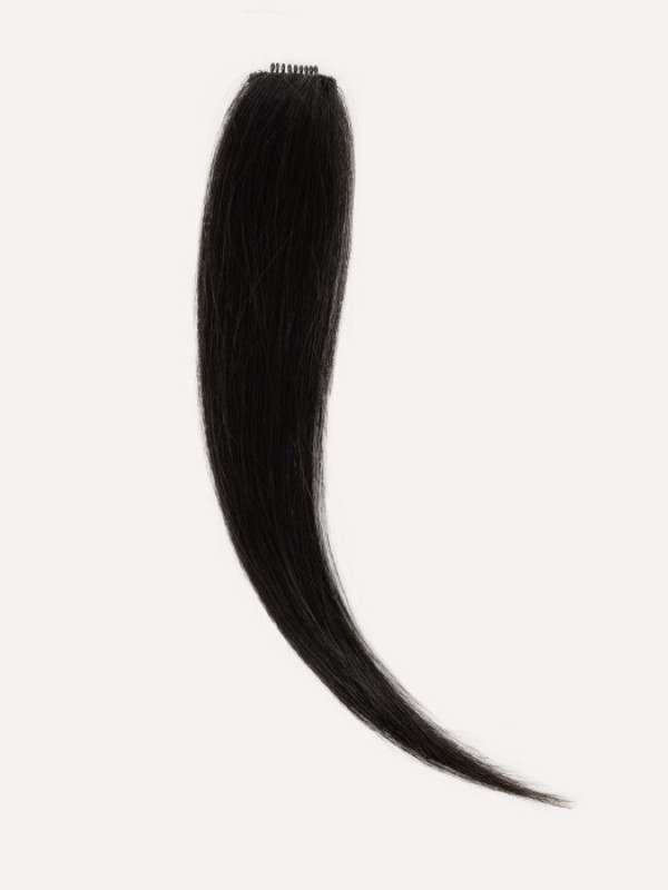 12" Instant Clip In Echthaar No Track Cover-Up Hair Patch | Haarvolumengeber | Haarwurzelheber