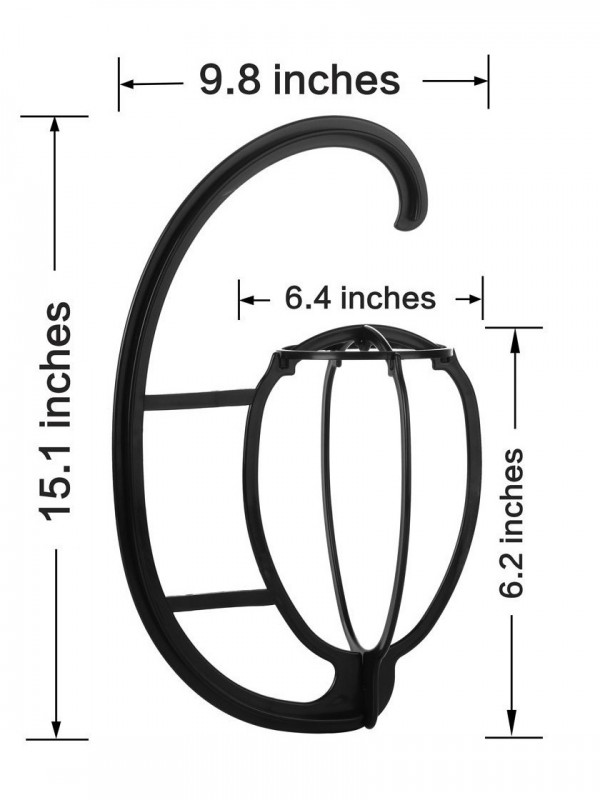 Tragbar Hanging Perücke Stand Kunststoff Diy Hats Hanger Por Detachable Display Dryer Holder Tool Für Lang & Kurz Perücke