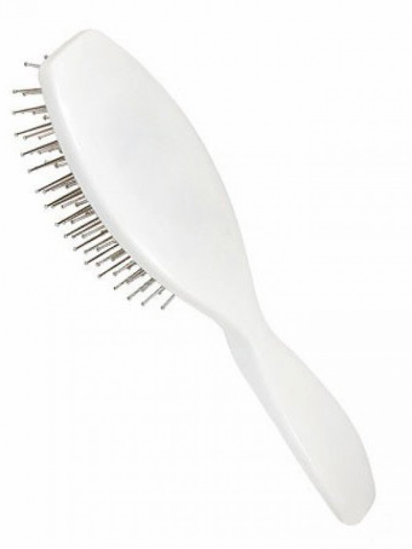 Weiß Silver Massage Flat Brush
