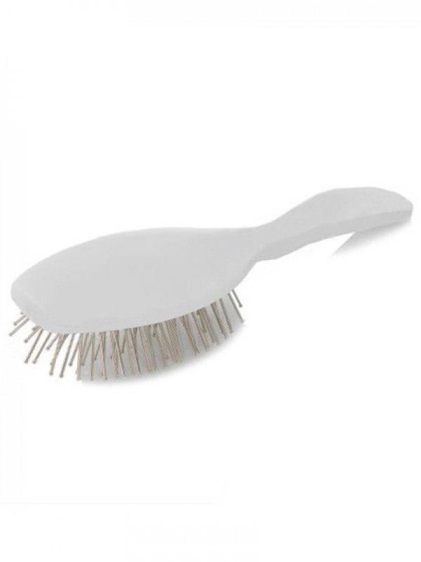 Weiß Silver Massage Flat Brush