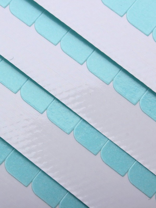 5 Sheets 60Pcs 4Cm*0.8Cm Haare Tape Adhesive Glue Double Side Tape Waterproof Für Lace Perücke
