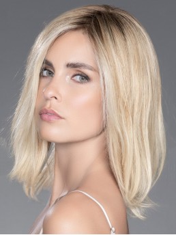 Natürliche 14" Bobs 100 % Handgeknüpfte Blonde Echthaar Perücken