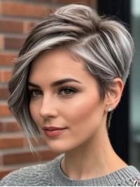 Kurze Spitzenperücken Ombre/2 Tone Ohne Pony Echthaarperücken