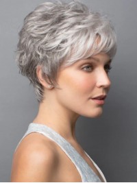 Fashion Wig Glatte 6" Kappenlose Synthetik Perücken