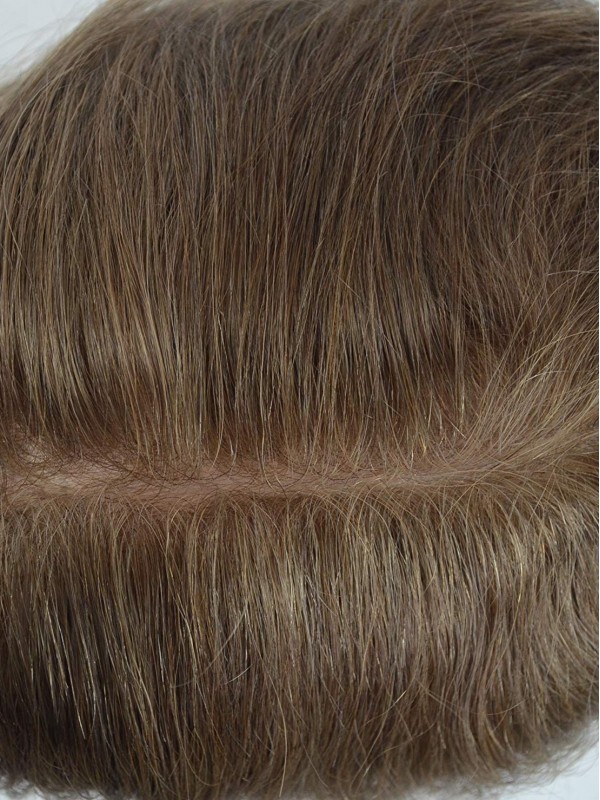 Dünne Haut Toupet Für Männer Echthaar Haarteile