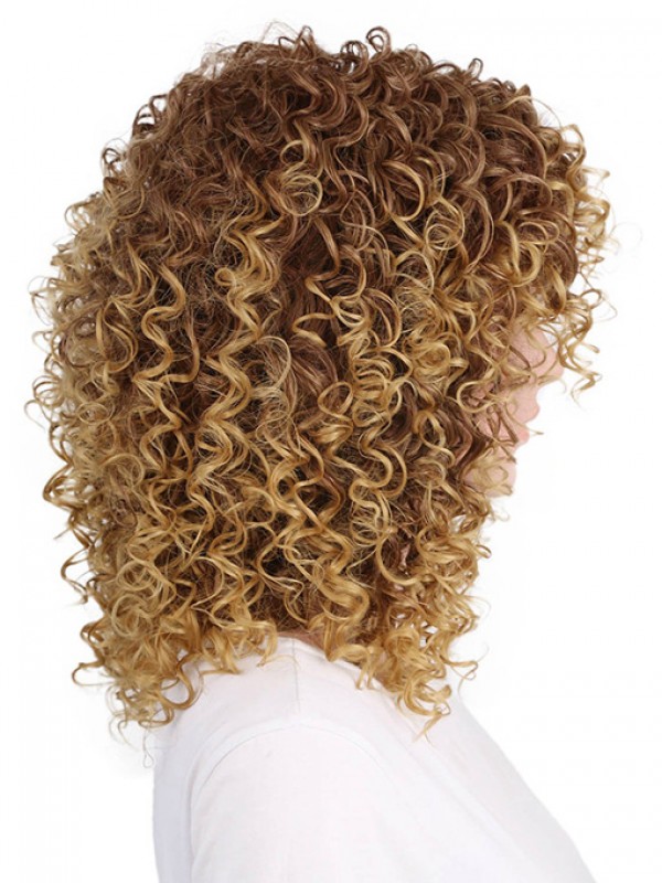 Afro-Hair Lang Lockig Perücken