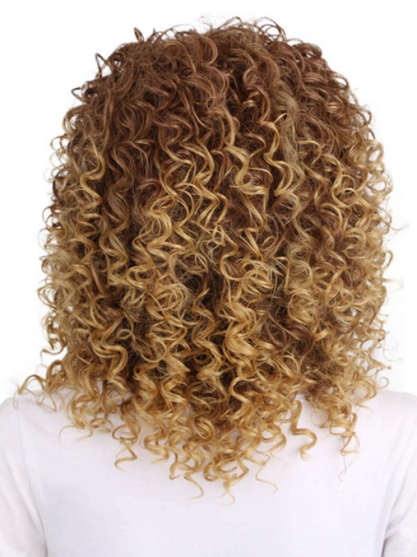 Afro-Hair Lang Lockig Perücken