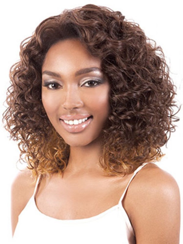 Afro-Hair Mittel Lockig Perücken