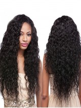 Afro-Hair Lang Lockig Echthaar Perücken