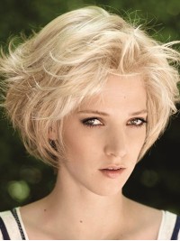 Erstaunliche Blonde Lace Front Kinnlänge Remy Human Lace Perücken