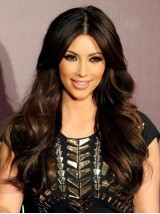 Kim Kardashian Lang Wellig Echthaar Perücken