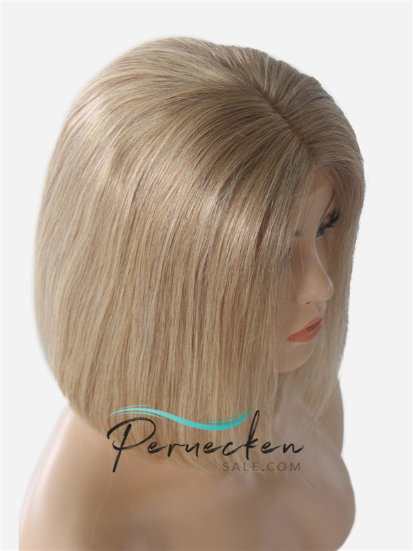 180% Dichte 13*6 Inch Blonde gerade Spitzenfront echthaar Perücke