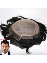 Silk Mono Top PU Seiten Und Rückseite Spitzefront Qualitäts Herren Haarsysteme